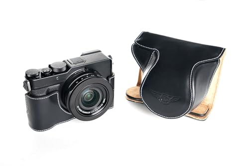 Housse cuir véritable fait à la main Panasonic LX100 préservez vos souvenirs