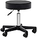 Robotowe stołki do stołka roboczego ROLLING SOOLT SALON SOOLOT COMFY okrągły siedzenie Wysokość Regulowana obrotowa ciężka krzesło Do Masażu Salon Tattoo Home Office (Color : A)