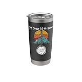 My Grass is Blue Retro Rocky Mountain Banjo Bluegrass Stainless Steel Insulated Tumbler