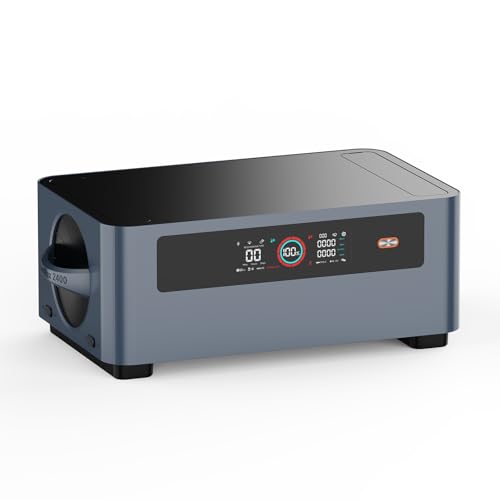 Pack de batterie OSCAL BP2400 Pro, peut être utilisé avec PowerMax 2400 Pro pour étendre la capacité de 2016 Wh à 4032 Wh, batterie de secours domestique