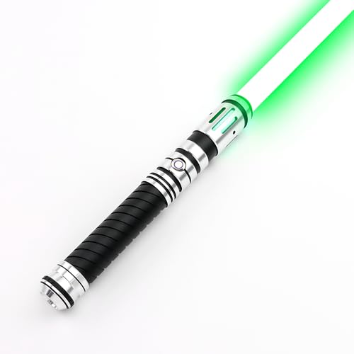 Pro Lightsaber, 12 RGB Colors 16 FX Sound Fonts, Motion Control, Dueling Light Saber with Tubogas Metal Hilt and Repalceable Blade, Adults Lightsabers Gift, Halloween Cosplay Props(42.28Inch)