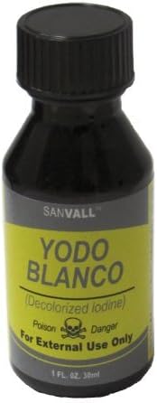 Sanvall Decolorized Iodine - White Iodine - Yodo Blanco by Sanvall