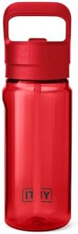 YETI Yonder 600 ml/20 oz Water Bottle with Yonder Straw Cap, Rescue Red - 5