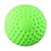 9 or 12 Inch Dimpled PU Baseball Softball for Pitching Machine and Batting Practice, Yellow, White, or Fluorescent Green(Fluorescent Green)(9 inch)