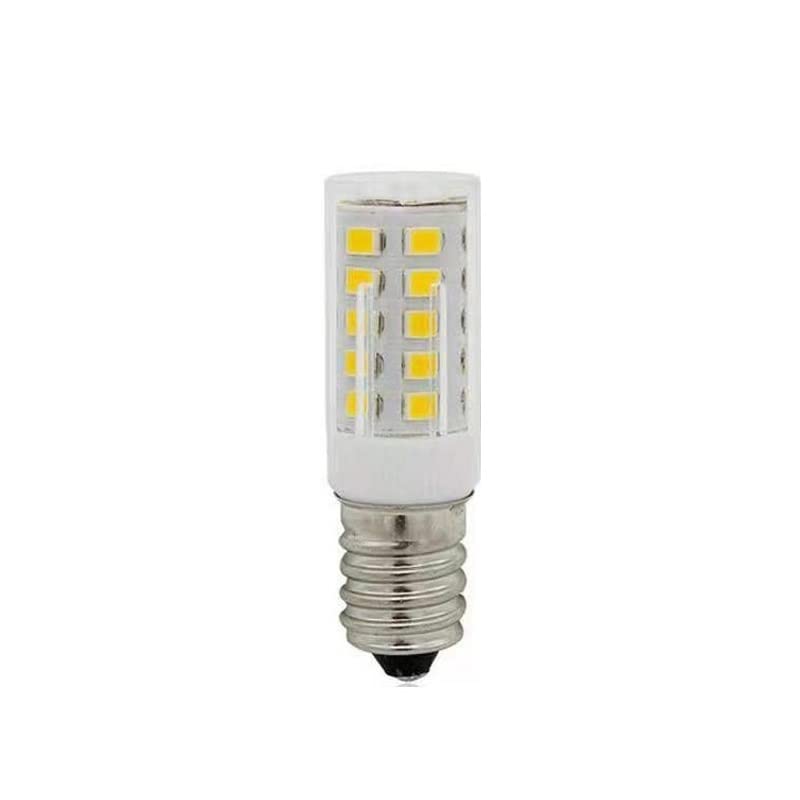 1fortunate Lights, Paquete de 50 Bombillas LED de maíz G9/G4/E14 AC220V 3W 2835SMD-33LED Cubierta de PC+lámpara de cerámica(White 6000K,E14 3W)