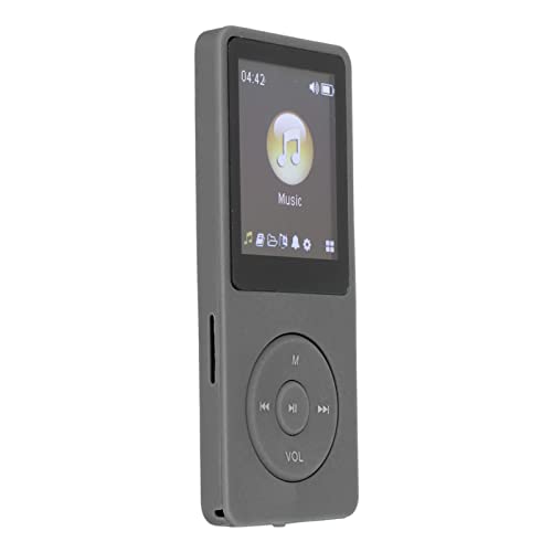 Bewinner Lecteur MP3 / Lecteur MP4, Lecteur de Musique Numérique Portable sans Perte MP3 MP4 pour Enfants, Lecteur de Musique Multimédia LCD Ultra Fin de 1,8 Pouces pour étudiants(Le Noir)
