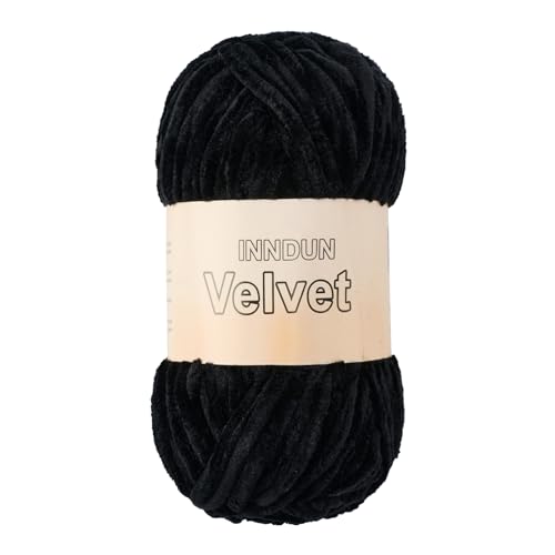Image of Soft Velvet Chenille Yarn for Crocheting, Super Bulky Yarn for Blankets | Fluffy, plush yarn for crochet and knitting blankets, amigurumi, cushions and handmade gifts for cozy DIY projects.
