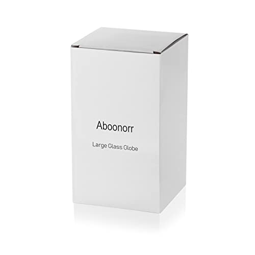 Large Glass Globe Stunden Glass For Storage Or Lamp Cover 1 Count (Clear Color) #TOP5