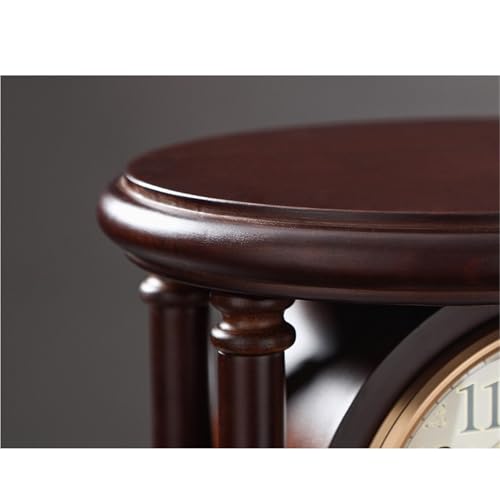 Reloj de mesa retro en madera maciza china para salon clásico 5