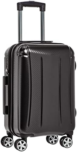 Amazon Basics Oxford Hardside Spinner Luggage - 78 cm, Black