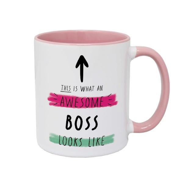MUGGZ Personalised Boss Mug – Best Boss Gifts for Women, Men – Add Name