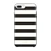 kate spade new york Protective Hardshell iPhone 7 Plus Case, also compatible with iPhone 6 Plus, 6s Plus - Candy Stripe Cream/Black