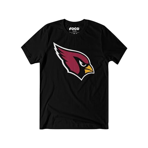 Image of FOCO Men's NFL Team Primary Logo Black Short Sleeve T-Shirt