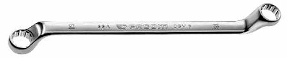 FACOM Ring Spanner, Offset, 12 Point, 14 x 15 mm, 1 Piece, 55A.14X15