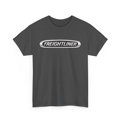 Freightliner Big Rig Truck Diesel Semi Trucking Unisex Heavy Cotton Tshirt Mens