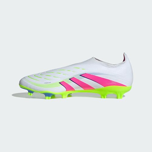 adidas Performance Predator League LL FG Celestial Victory Weiß weissrosagelb, 47 1/3 Unisex – Ansicht 3