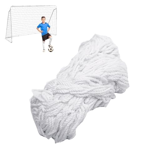 Soccer Net, Football Net Soccer Net Replacement Soccer Goal Net Replacement Goal Post Net for Sports Match Training Post Not Included (8X6FT)
