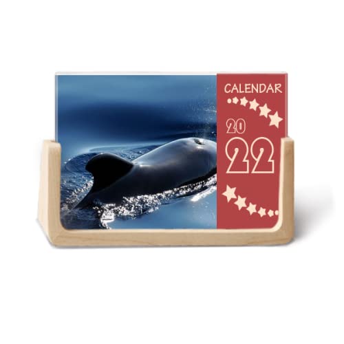 Calendrier de bureau 2022 baleine pour un espace de travail inspirant