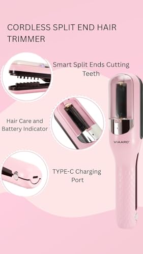 Image of Rechargeable Automatic Split End Hair Trimmer-Professional Split Ends Trimmer Machine 2-in-1 Split end Pro Hair Cutter for FrizzyDry, Damaged, Broken, Curly Types, Ideal For Women Seeking Healthy hair Women Beauty Styling Tool New.