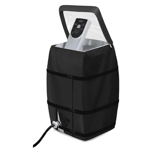 Bosiyrggrl Cubierta para Bomba de Calentador de SPA de con Ventana Superior de PVC Transparente para Múltiples de Calentador de SPA de
