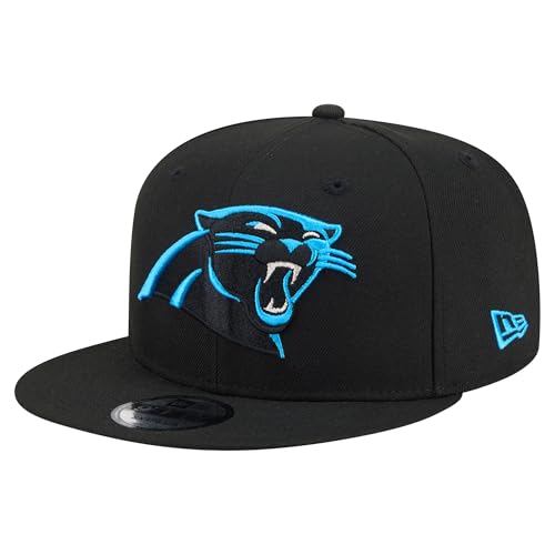 New Era Mens Black Carolina Panthers 9FIFTY Snapback Hat