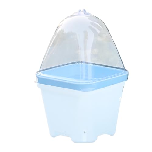 Cubremacetas - Cubierta Protectora Transparente para Plantas | 10 Piezas Tapa de Aislamiento de Humedad para Macetas Impermeable para Invernadero Vivero Flores Plántulas