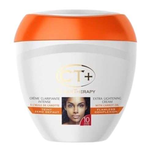 CT+ - Clear Therapy Cream Hydrating Body Cream with Carrot Oil and Plant Extracts 400 ml Moisturizing & Nourishing Skin Care for Daily Use