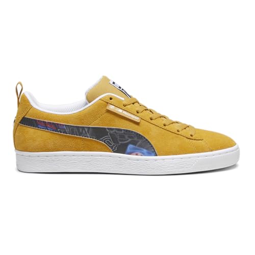 PUMA Mens BMW MMS Suede Lace Up Sneakers Shoes Casual - Yellow - Size 9.5 M
