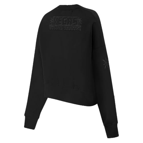 Pro Standard WOMENS NHL VEGAS GOLDEN KNIGHTS NEUTRAL CREWNECK SWEATSHIRT BLACK M by Pro Standard - Used condition - Image 2