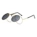 Produktbild hongxin Unisex Sonnenbrille Klassische Hochklappbare Damen Herren Doppel-Abdeckung Brille