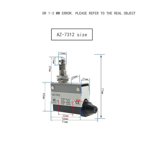 Micro switch AZ 7311 fin de course interrupteur reset pour imprimante 3D