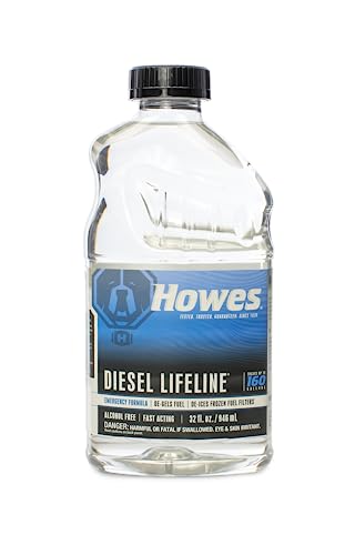 Howes Diesel Lifeline 32-Ounce Emergency Formula, De-Gels Fuel, and De-ICES Frozen Fuel Filters…