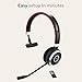 Jabra Evolve 65 SE Mono Wireless Headset - Bluetooth Headset with Noise-Cancelling Microphone, Long-Lasting Battery, and Dual Connectivity - MS Teams Certified, Works with All Other Platforms - Black
