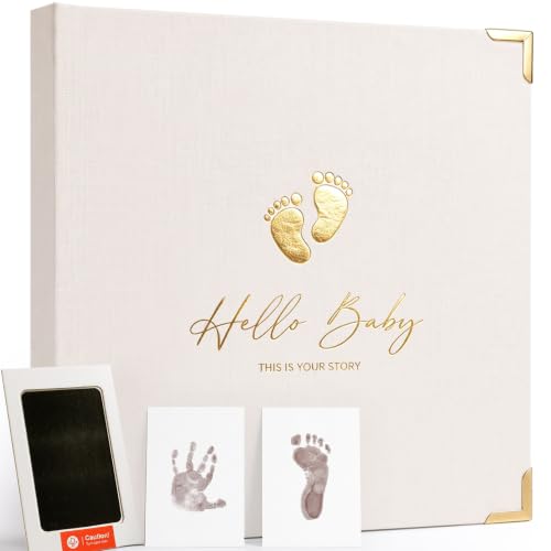 Hello Baby Memory Book Milestone Record Journal & Scrapbook from Birth