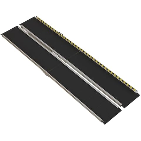 HOMCOM 8FT Aluminum Wheelchair Ramp Cover