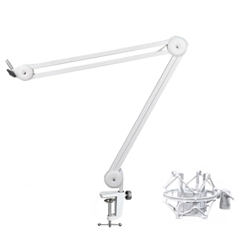 Professional Mic Boom Flexible Adjustable Microphone Stand Mount with/without Windshield for Studio and Home [���s�A���i]
