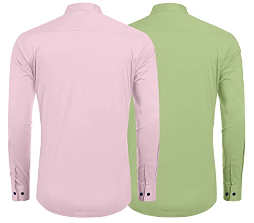 Image of Zombom Men's Regular Fit Cotton Blend Printed Full Sleeve Casual Shirts