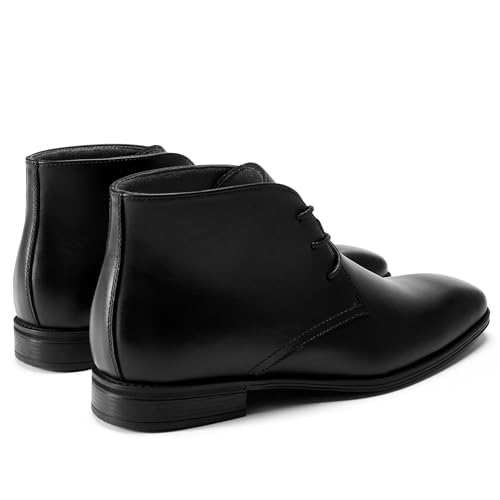Image of Holy dove Men's Lightweight Dress Boots Leather Ankle Oxford Boot