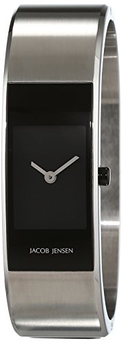 JACOB JENSEN Damen Analog Quarz Uhr mit Edelstahl Armband Eclipse Item NO. 441