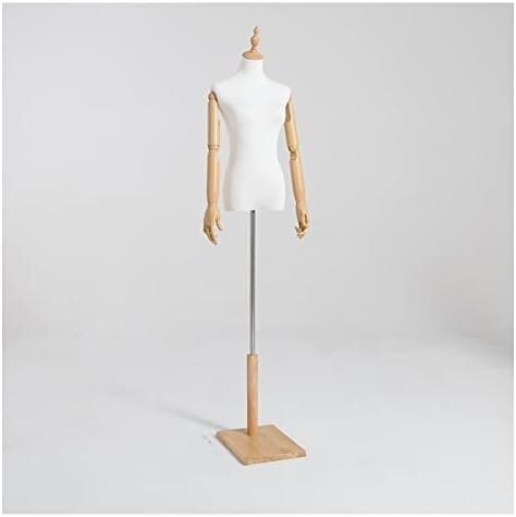 Mannequin Torso Stand, Female Dress Form, Height Adjustable Half Body Woman Model for Shop Window Clothing Display, 6 Styles