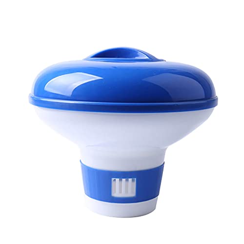 Dispensador químico flotante automático de 7 pulgadas, dispensador de tabletas de cloro para piscina o spa
