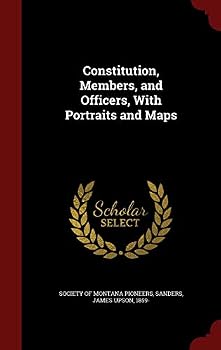 Hardcover Constitution, Members, and Officers, With Portraits and Maps Book