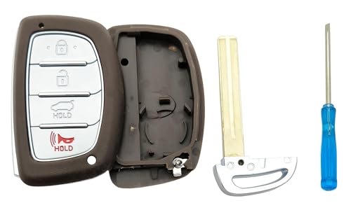 4 Button Replacement Key Fob Cover fit for Hyundai Sonata