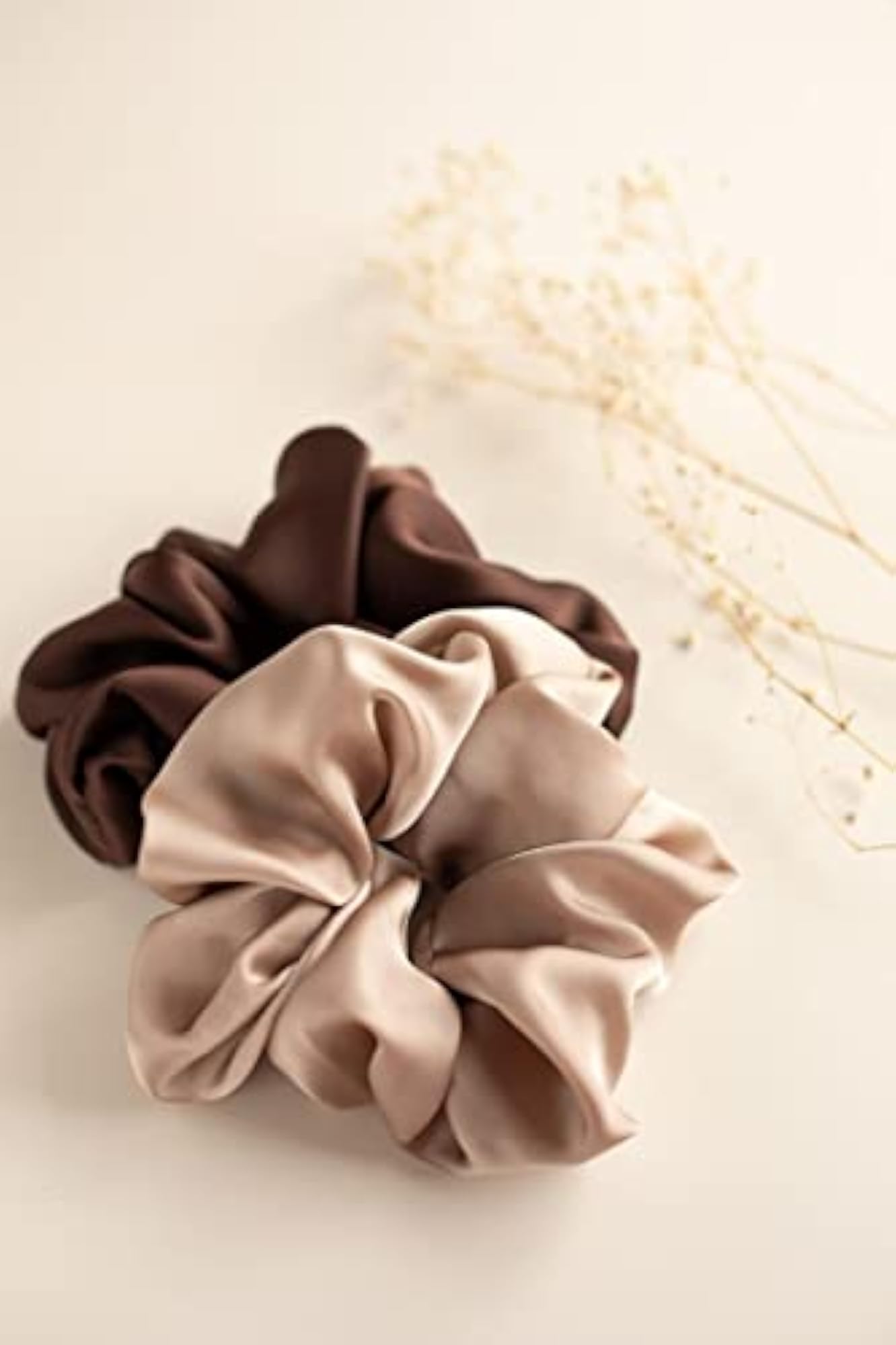 Satin Silk Scrunchies for Girls, Hair Ties, Ponytail Holders
