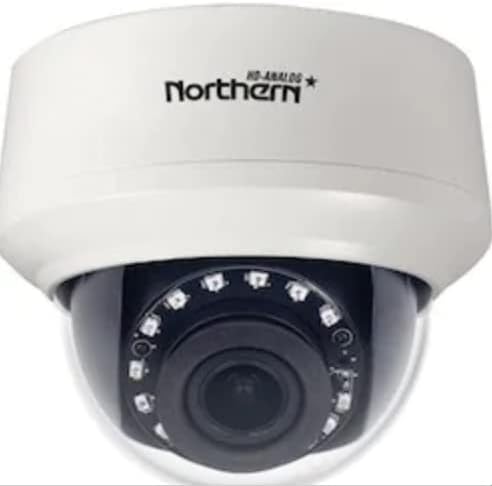 NORTHERN VIDEO HDAFDIR90INWD 4-in-1, Full HD 1080p Indoor Varifocal Analog Dome Camera Autofocus 2.8-12mm IR Lens with Remote Zoom, 90’ IR Range