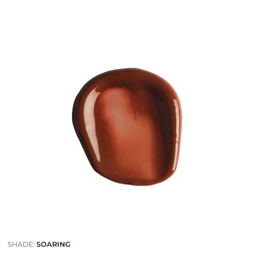 Image of FAE Beauty Peptide Hydrating & High Shine Tinted Lip Gloss (12gm) | With Passionfruit Oil & Argireline to Smoothen, Even, and Soften Lips | Non Sticky | Vegan | Shade Soaring | Nude Brown Gloss