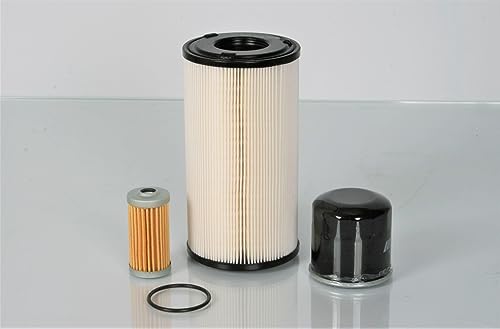 fme GmbH Kit de filtres Iseki TM 3160 Filtre à essence Tracteur Cartouche