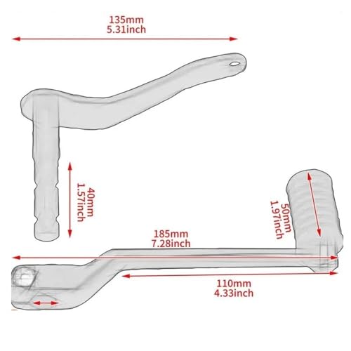 Levier de vitesses pour moto Softail FL finition premium - 6