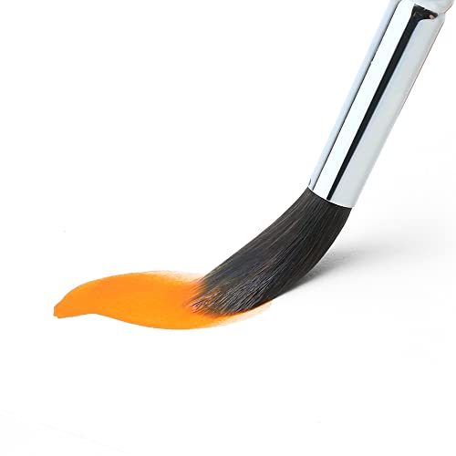 Transon Squirrel Hair Round Paint Brush Set For Watercolor Gouache Ink Acrylic Art Painting Short-Handle #TOP5