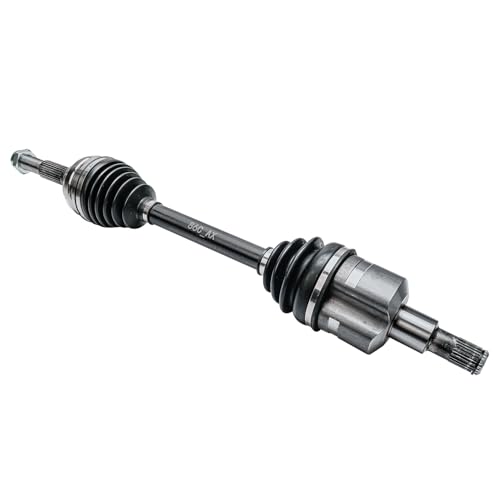Image of Detroit Axle - 4WD Front 2pc CV Axles for Chevy Trailblazer EXT GMC Envoy XL XUV Buick Rainier Isuzu Ascender Saab 9-7x Oldsmobile Bravada, 2 CV Axle Shafts Assembly Replacement